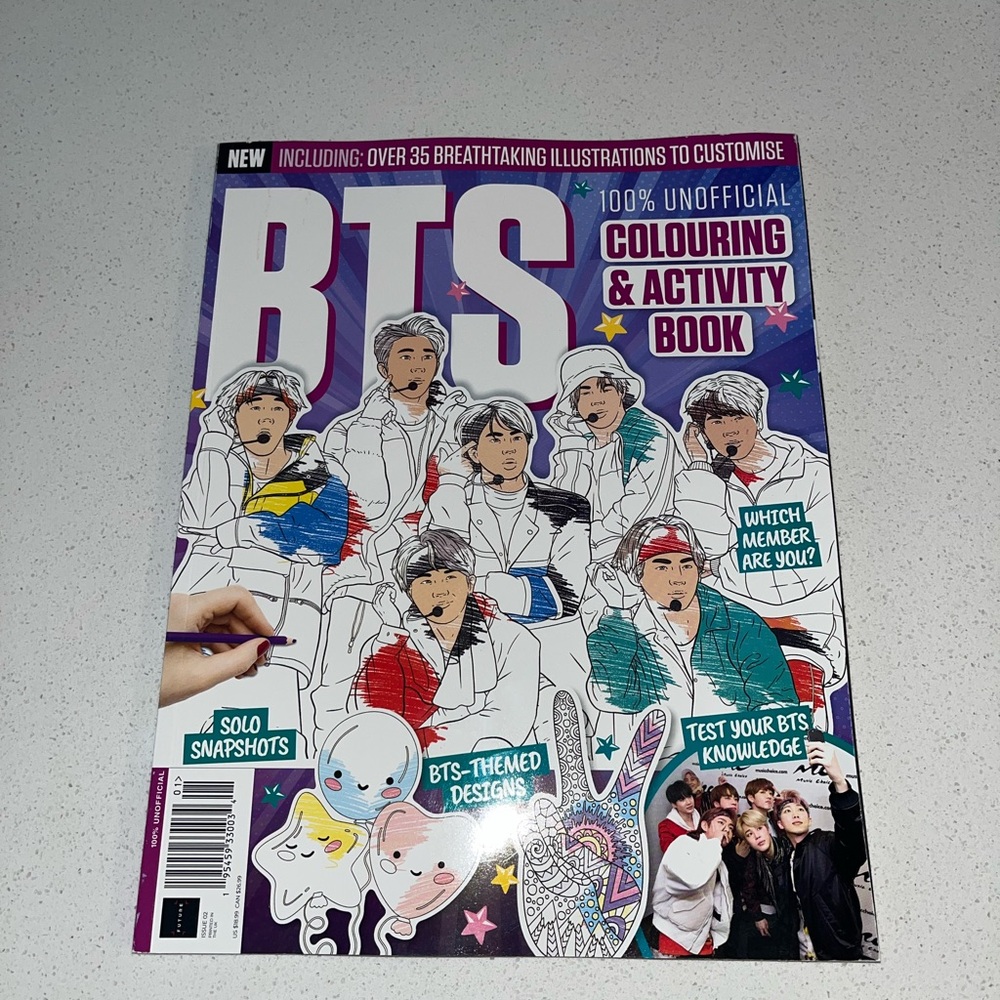 BTS Coloring & Activity Book: Including Over 35 Breathtaking Illustrations